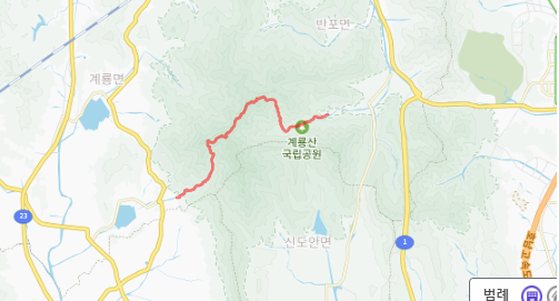 [계룡산 등산코스] 신원사2코스