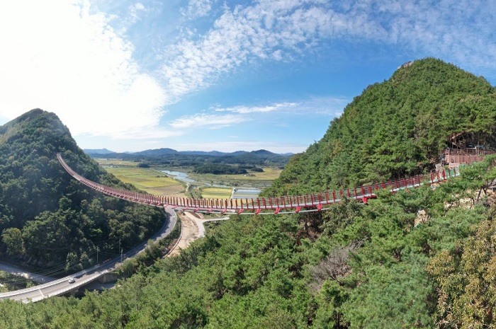 순창군 채계산 출렁다리